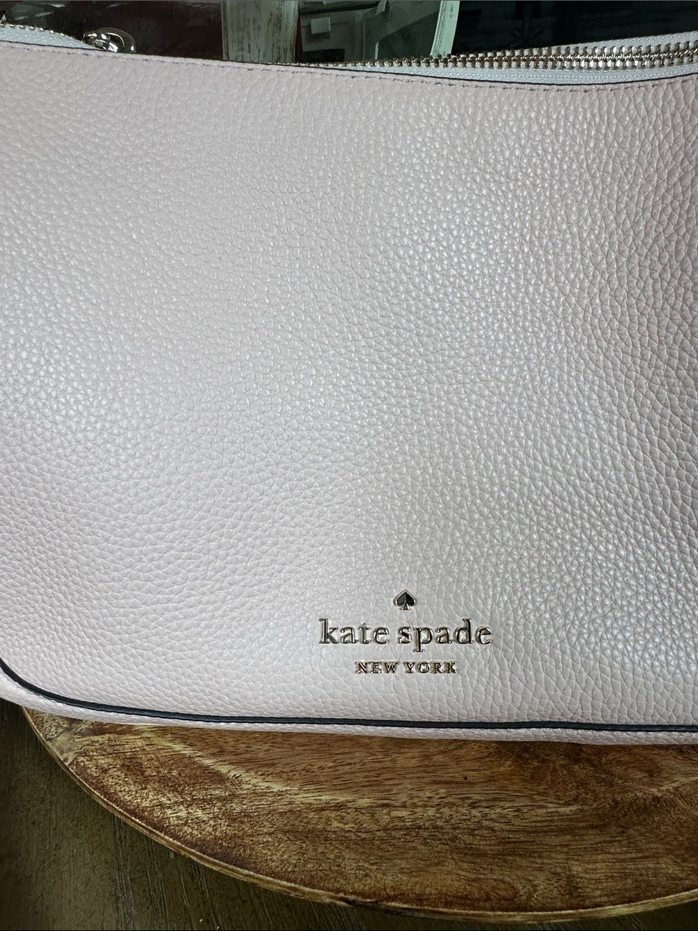 kate spade Pale Pink Pebbled Leather Crossbody Bag - Picture 2 of 12